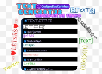 Codigos Das Carinhas Simbolos e Letras Cool - Gerador De Online Emoji