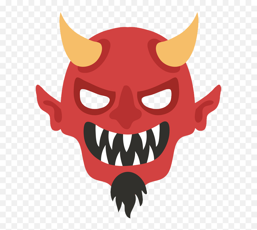 Demon Clipart Evil Spirit Demon Evil Spirit Transparent - Demon Face Transparent Background Emoji,Fire Devil Girl Emoji