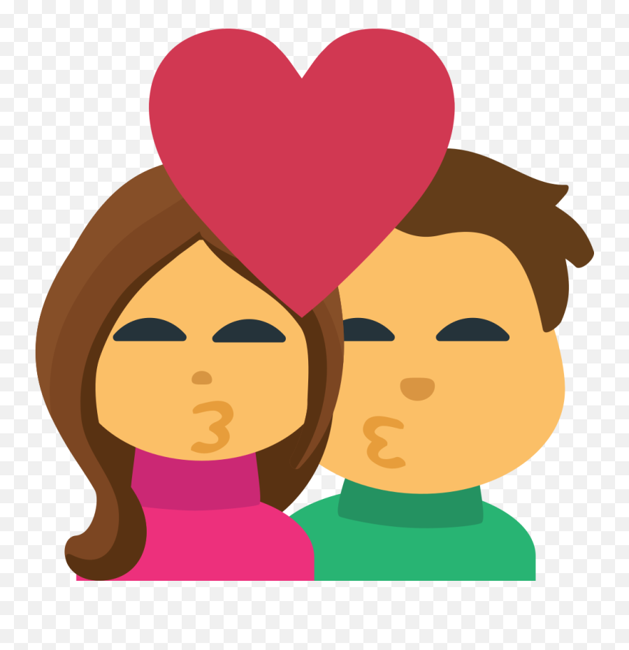 Emojione1 1f48f - Love Emoji,Orange Heart Emoji