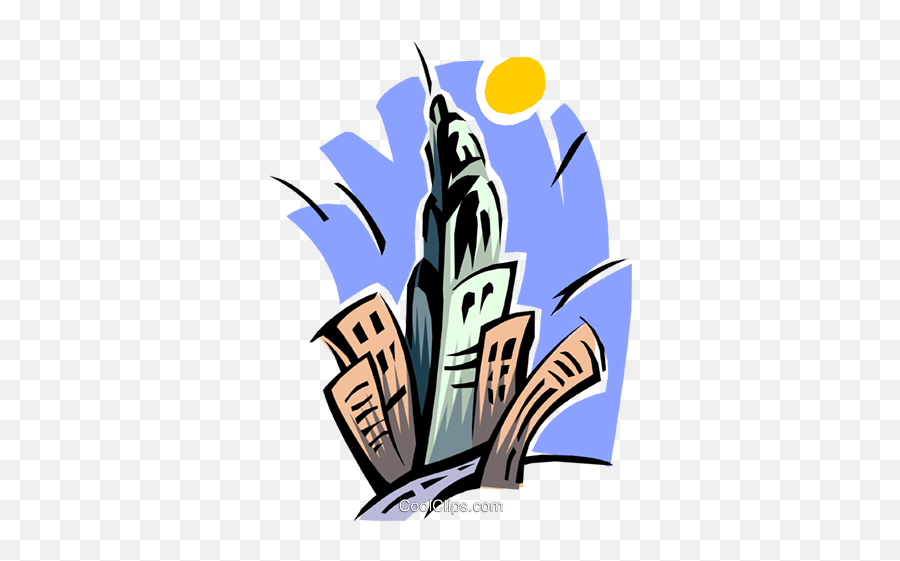 Empire State Building Clipart - Vector City Clipart Png Emoji,Empire State Building Emoji