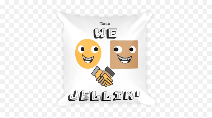 We Jellinu0027 U2013 Livit Bold - Throw Pillow Emoji,Marshmallow Emoticon
