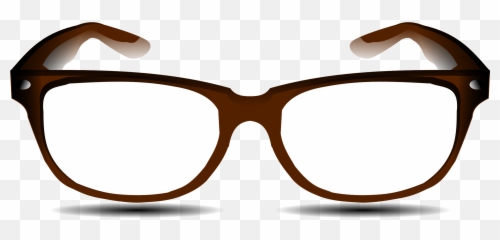 Glasses clipart printable Transparent - Brown Clipart Emoji