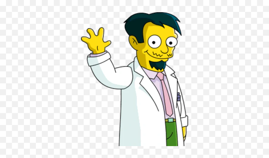 Nick Riviera Simpsons Wiki Fandom - Doctor Nick Riviera Bones Emoji,Asian Person Emoji