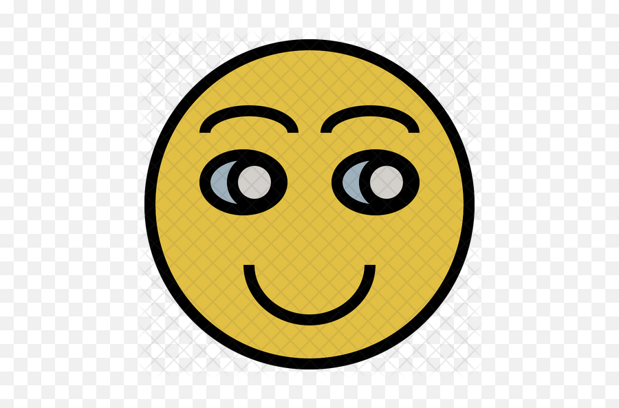 Smiley Emoji Icon - Happy,Satisfied Emoji