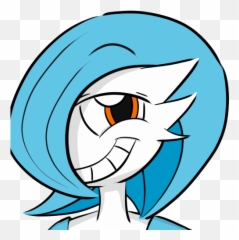 Emoji Sly Grin Gardevoir shiny version by destinedjagold - Transparent Pokemon Discord
