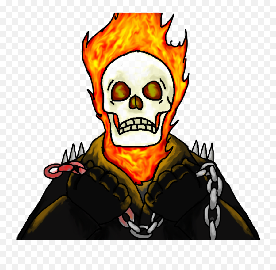 Ghost Rider Clip Art Free - Ghost Rider Clip Art Emoji,Ghost Rider Emoji