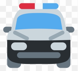 Oncoming Police Car Emoji For Facebook - Oncoming Police Car Emoji,Taxi Emoji