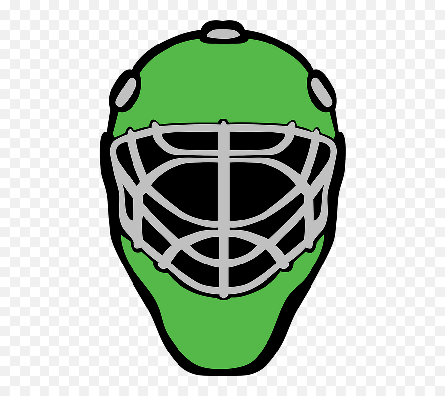 Helmet Hockey Mask - Goalie Mask Clip Art Emoji,Hockey Mask Emoji