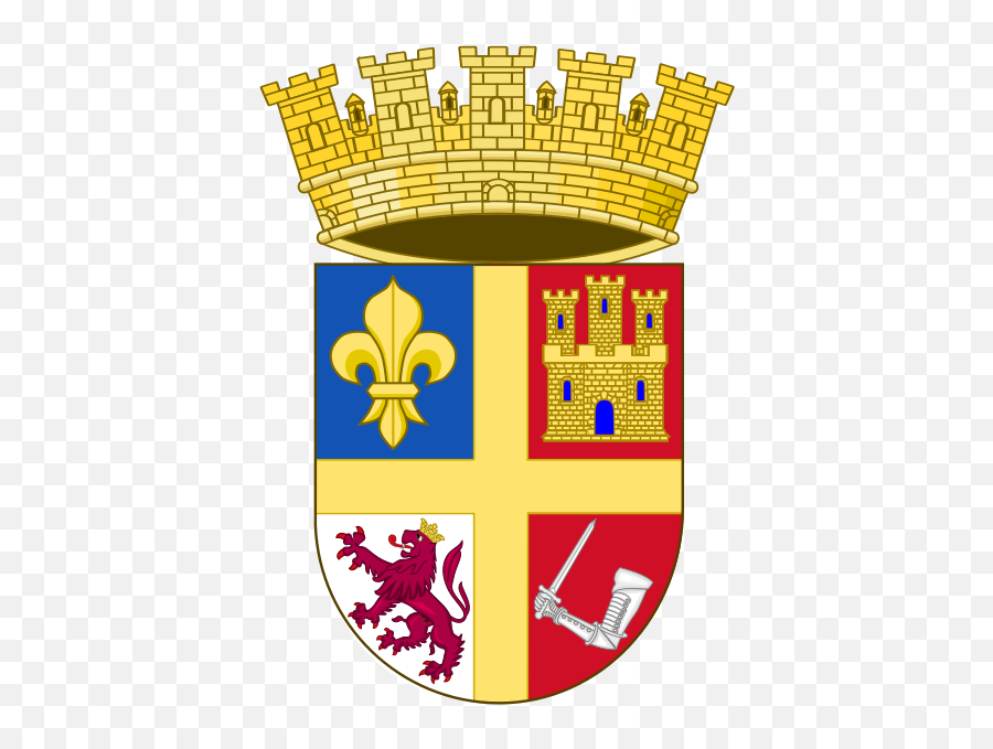 Coat Of Arms Of Saint Augustine Florida - St Augustine Florida Coat Of Arms Emoji,Spanish Flag Emoji
