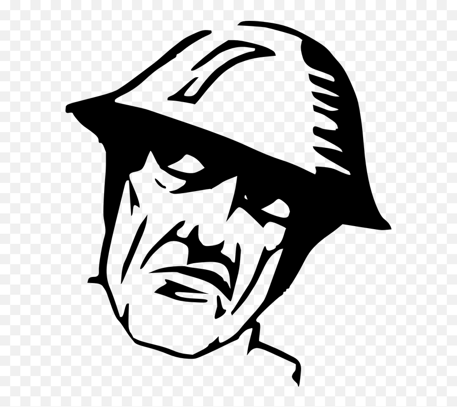 Soldier Army Mad - Army Head Png Emoji,Salute Emoticon