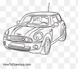 Honda Drawing Cool Transparent Png - Mini Cooper Car Drawing Emoji,Mini Cooper Emoji
