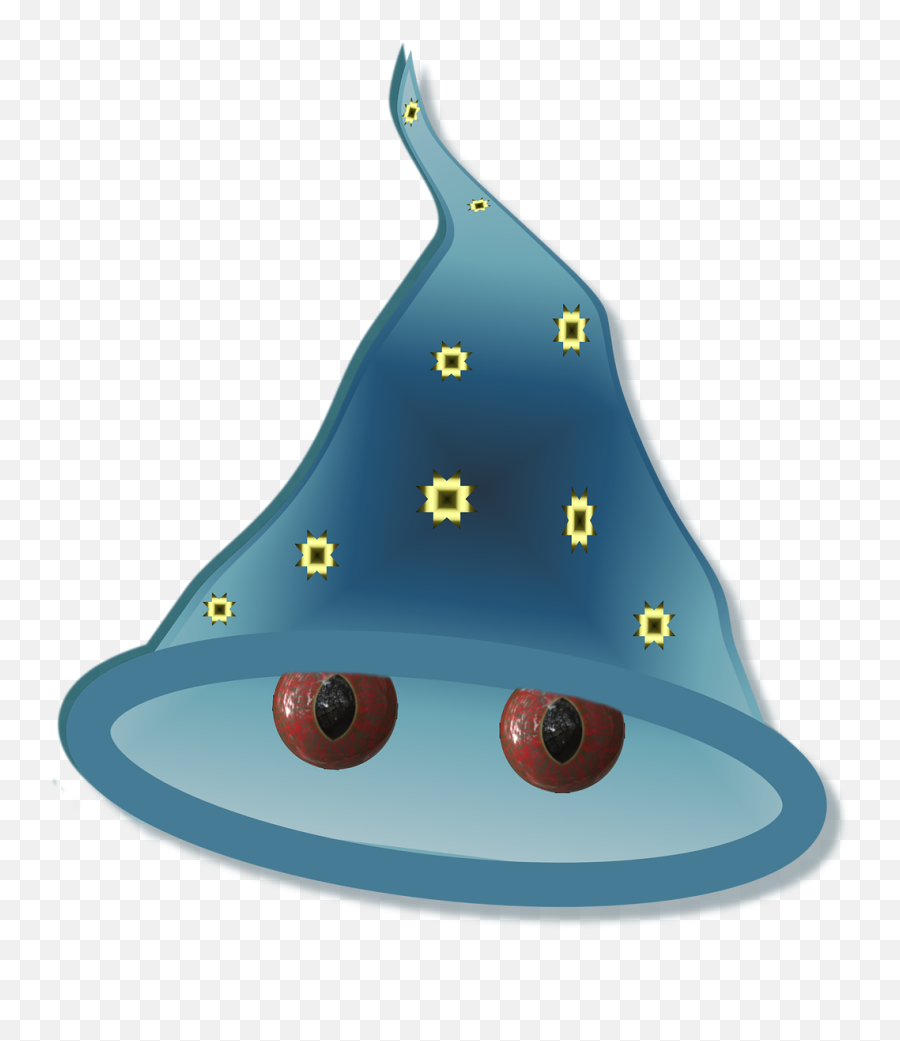 Halloween Wizard Hat Magic Eyes - Sombreros Halloween Con Ojos Emoji,Watching Eyes Emoji