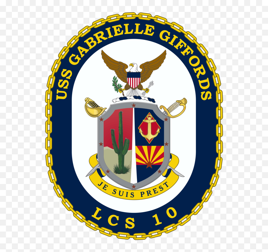 Uss Gabrielle Giffords Crest - Uss Connecticut Ssn 22 Emoji,Usa Flag And Ship Emoji