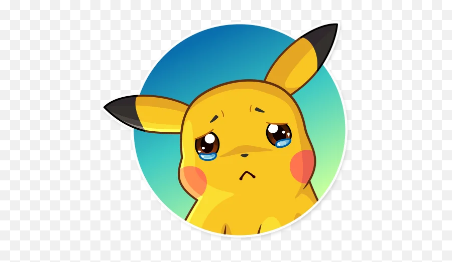 Detective Pikachu Telegram Sticker Emoji,Sad Discord Emoji