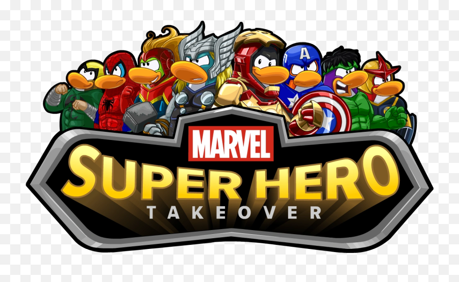 Marvel Super Hero Takeover 2013 Club Penguin Wiki Fandom - Club Penguin Marvel Super Hero Takeover 2013 Emoji,Super Hero Emoticon