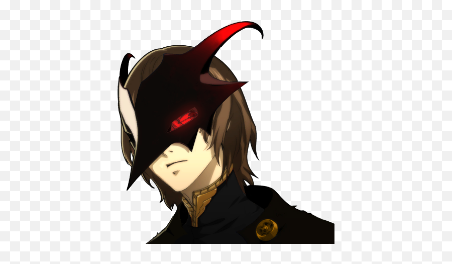 Gowo - Persona 5 Akechi Black Mask Emoji,Headpat Emoji