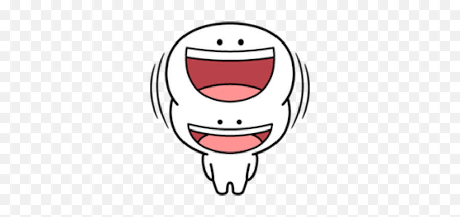 Big Mouth Smile By Binh Pham - Clip Art Emoji,Big Mouth Emoji