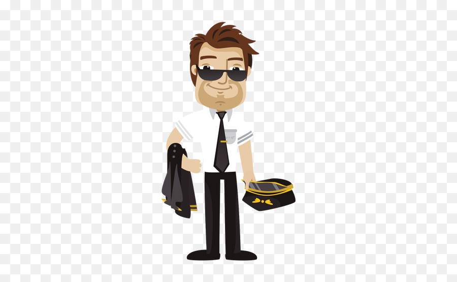 Pilot Clipart Png - Civil Servant Png Emoji,Emoji Cansado