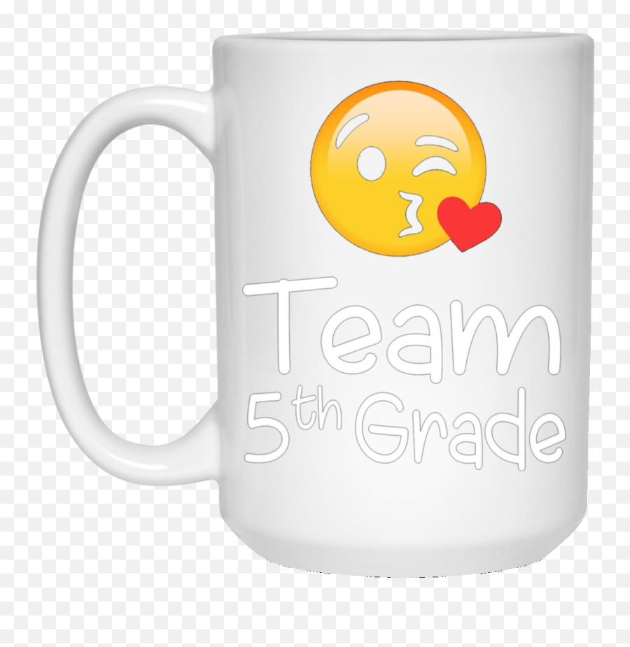 Emoji Team Fifth Grade Teacher For Lover 15 Oz - Mug,Beer Mug Emoji