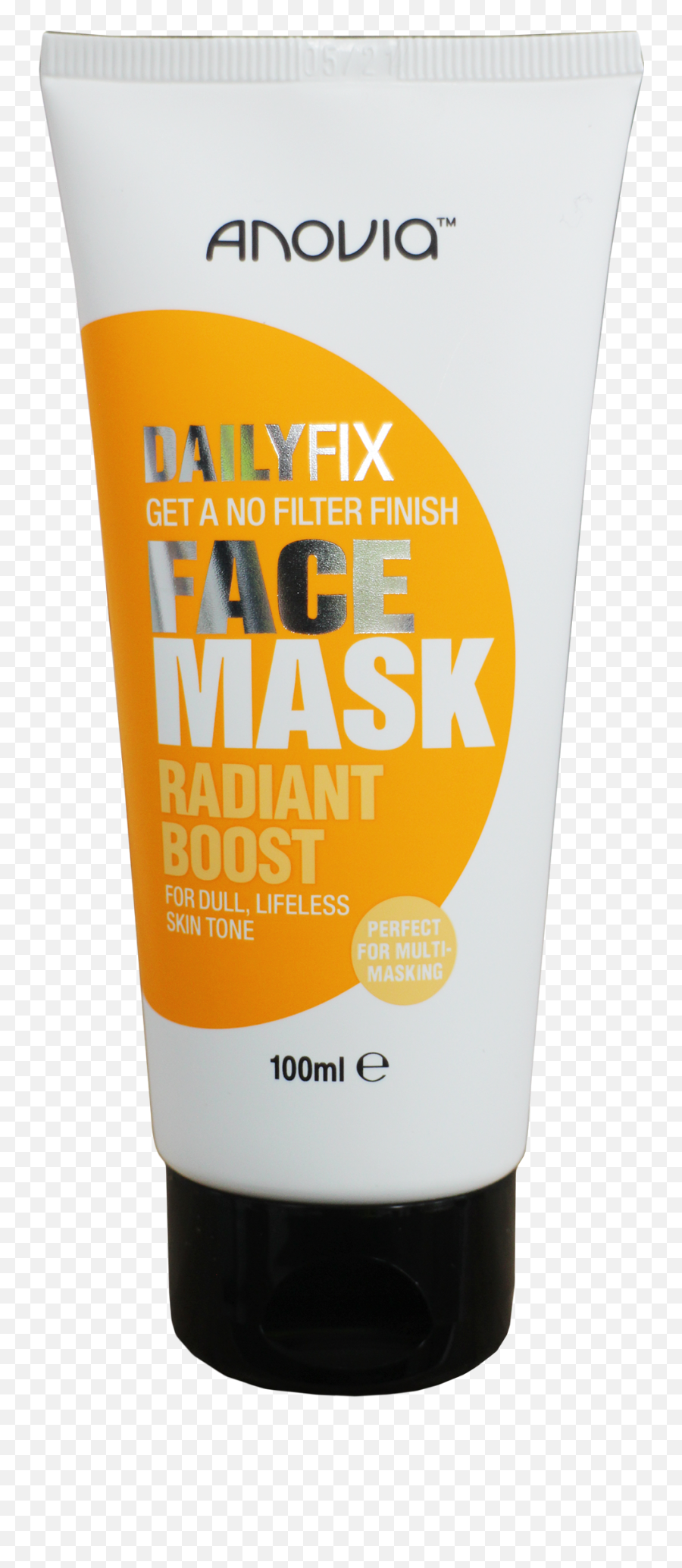 Anovia Daily Fix Radiant Boost Face Mask 100ml - Sunscreen Emoji,Mouth Zipped Emoji