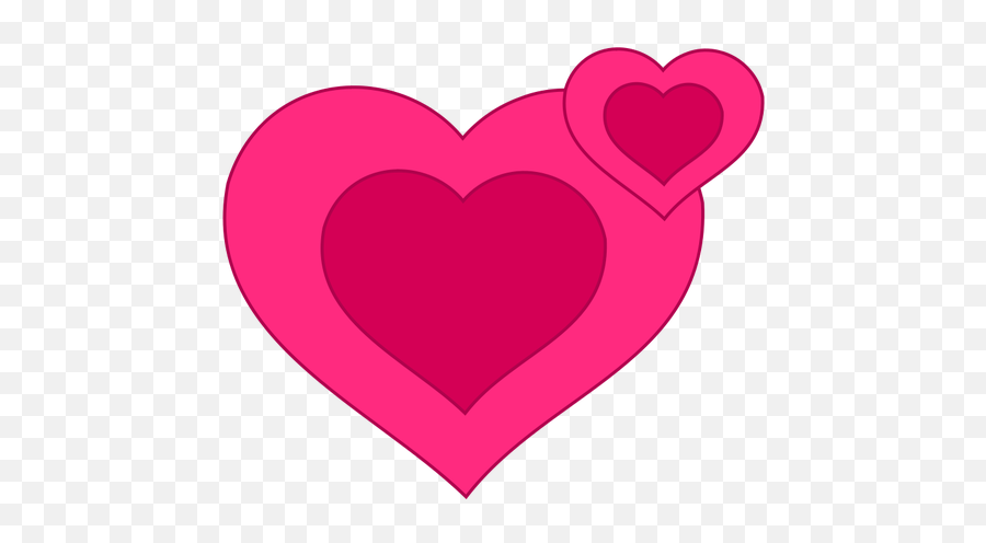 Two Pink Hearts Vector Image - Pink Hearts Emoji,Heart Emotion