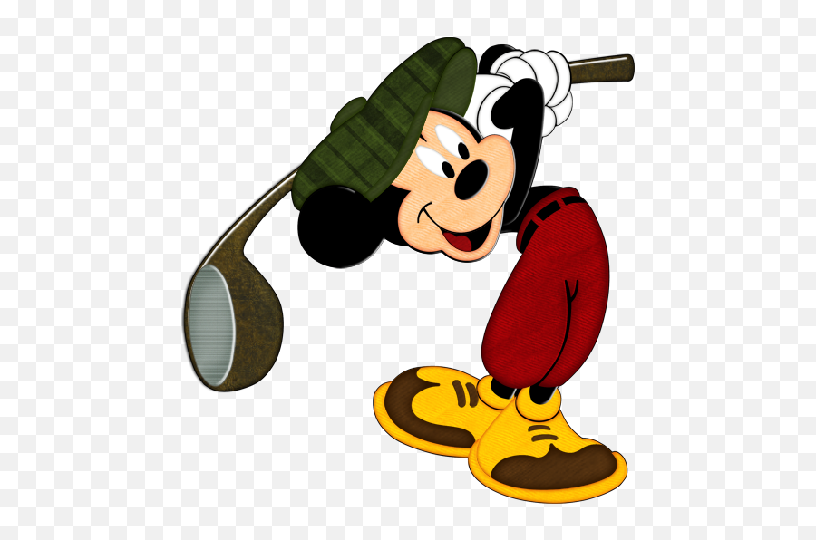 Mickeygolfingmdpng 500515 Pixels Golf Humor Mickey - Golf Mickey Emoji,Disc Golf Emoji
