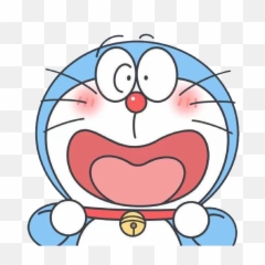 Anime Doraemon Greatly Frightened Png Emoji