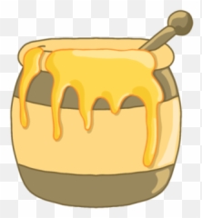 Honey Emoji - Clip Art,Honey Emoji