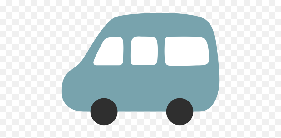 Minibus Emoji - Van Emoji,Van Emoji