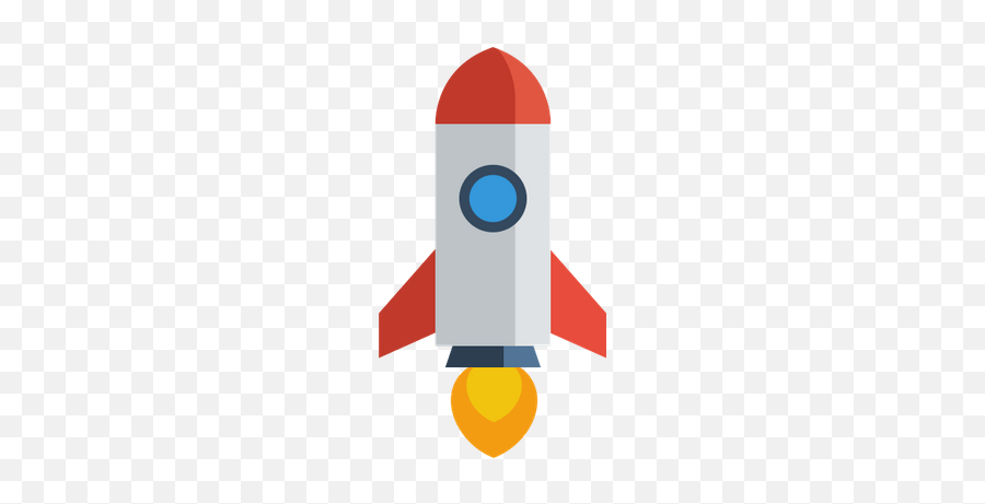 Rounded Rocket Emoji Transparent Png - Transparent Background Spaceship Clipart,Flag And Rocket Emoji