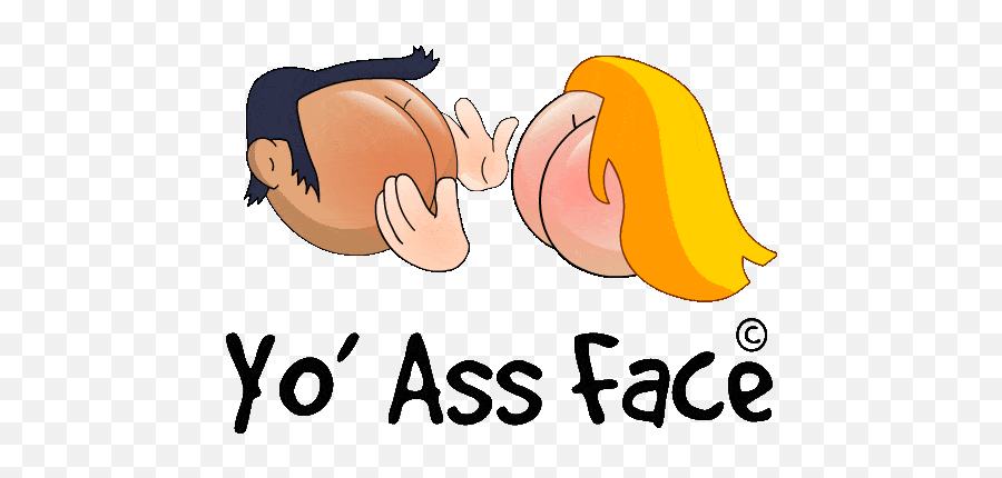 Yoassface - Cartoon Emoji,How To Make A Butt Emoji