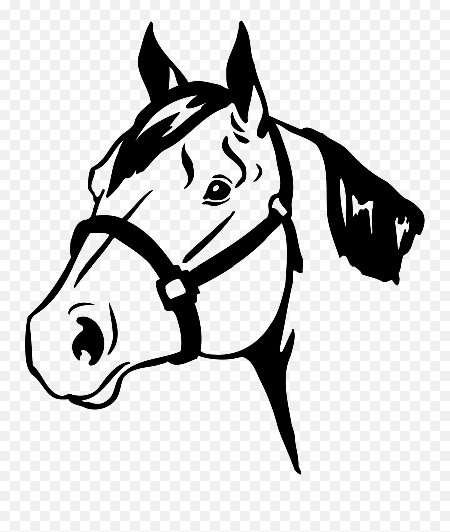 Vector Graphics Silhouette Clip Art - Horse Head Free Vector Emoji,Horse Head Emoji
