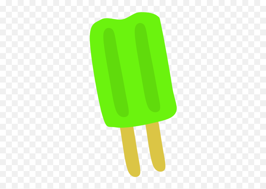 Green Icecream - Cartoon Green Popsicle Emoji,Emoji Chocolate Ice Cream