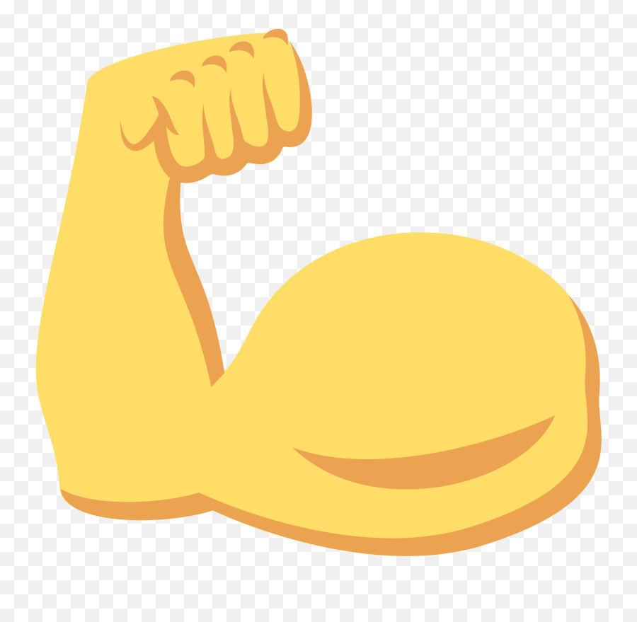 Download Muscle Arm Emoji Png - Muscle Arm Emoji Png,Muscle Emoji Transparent