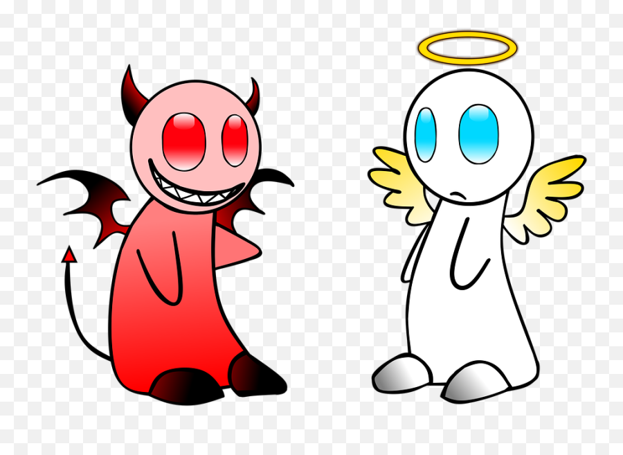 Download Free Png Angel Devil Gut - Angels And Demons Animated Emoji,Angel Devil Emoji