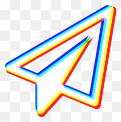 Paper Plane Airplane Mouse Arrow Vhs 3d - Sticker Emoji