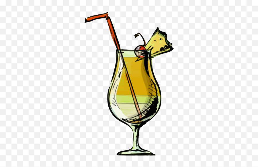 Pina Colada Cocktail - Pina Colada Clip Art Emoji,Bloody Mary Emoji