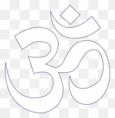 Ohm Symbol - Line Art Emoji,Aum Emoji