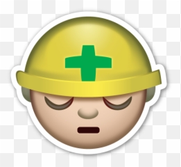 Construction Worker - Emoji De Sandia,Construction Emoji