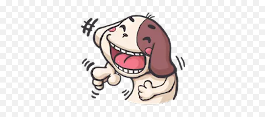 Cute Dog Koko - Sticker Koko Fb Emoji,Koko Emoji