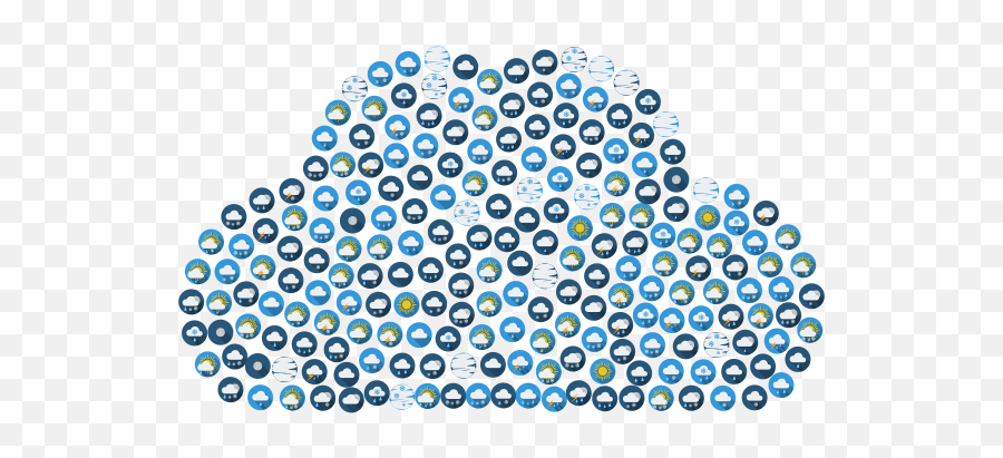 Weather Symbols - Circle Emoji,Internet Emoji Symbols
