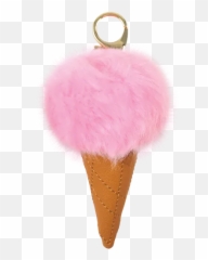 Ice Cream Furry Pom - Ice Cream Cone Emoji,Icecream Emoji