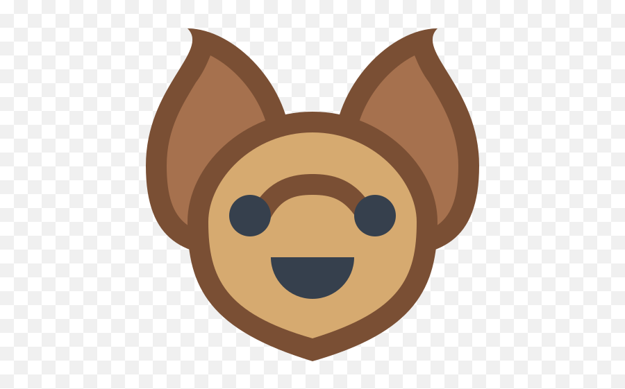 Bat Face Icon - Free Download Png And Vector Cartoon Emoji,Toothy Smile Emoji
