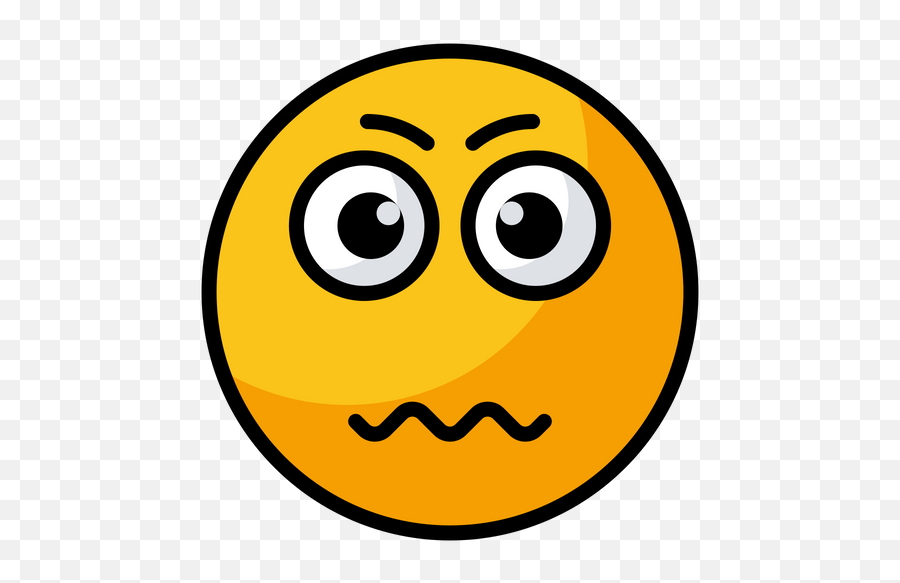 Stressed Emoji Emoji Icon Of Colored Outline Style - Smiley,Point Left Emoji