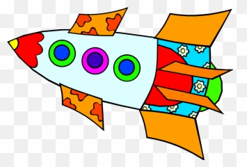 Rocket Ship Clipart Easy - For Kids Emoji