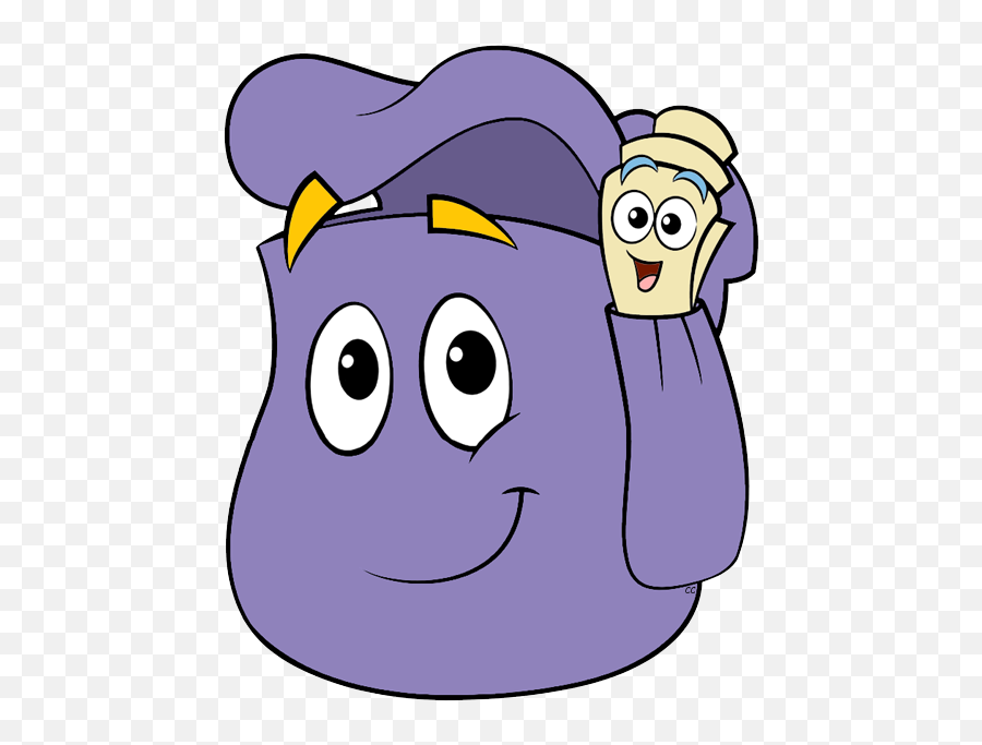 Dora The Explorer Backpack Clipart - Dora Backpack Clipart Emoji,Purple Emoji Backpack