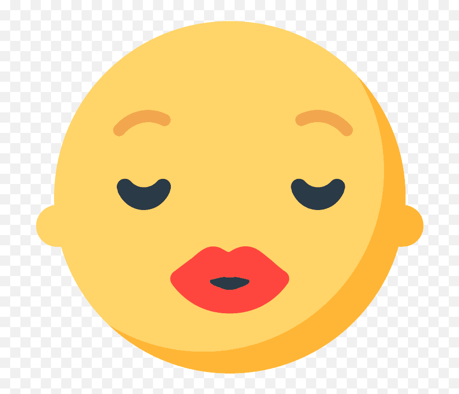 Kissing Face With Closed Eyes Emoji - Kiss Emoji Mozilla,Closed Eyes Smiley Emoji