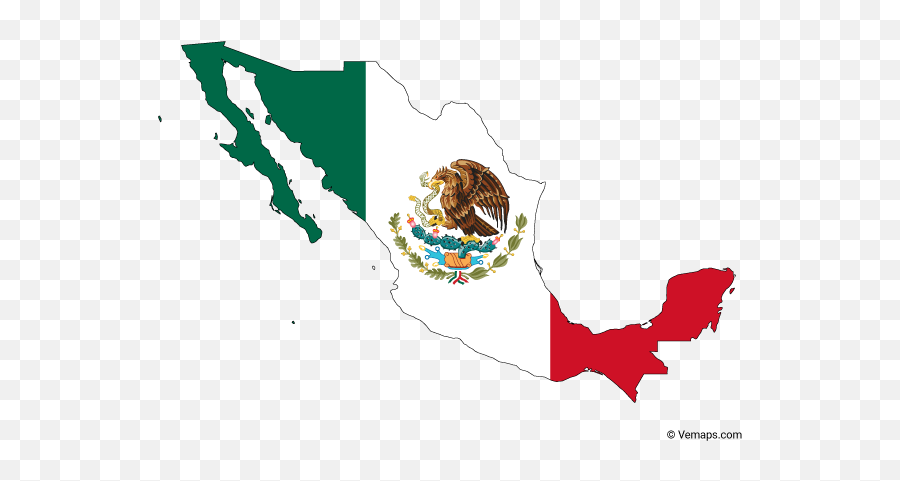 Mexico Flag Png - Mexico Flag Map Emoji,Spanish Flag Emoji