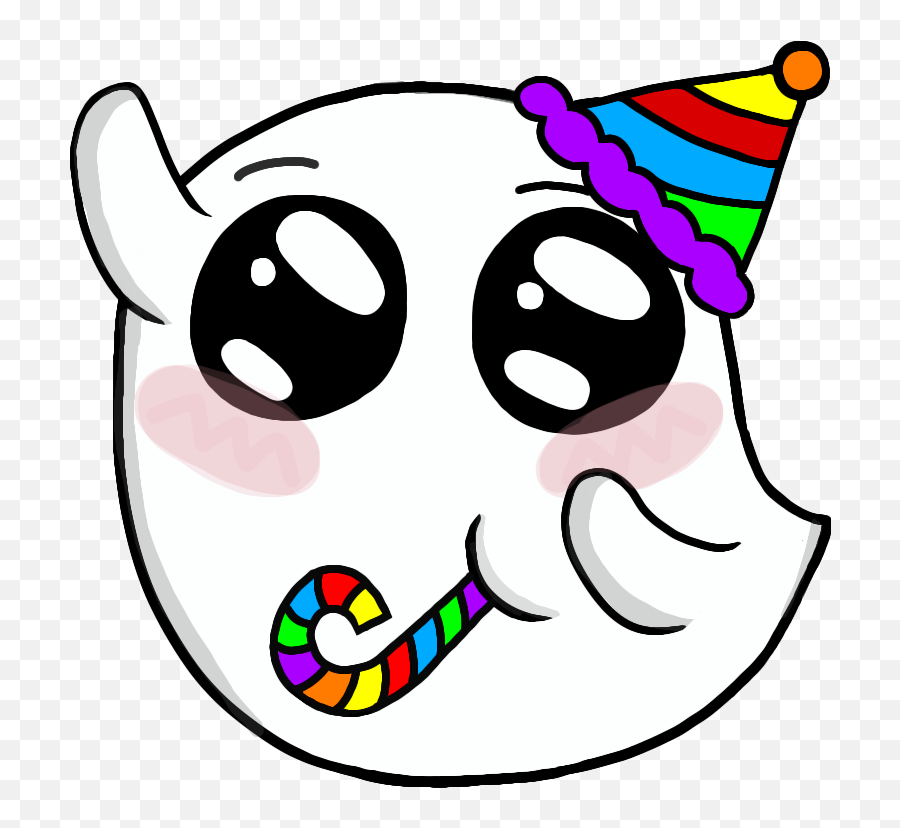 Booparty - Cute Ghosts Discord Emojis,Party Emojis