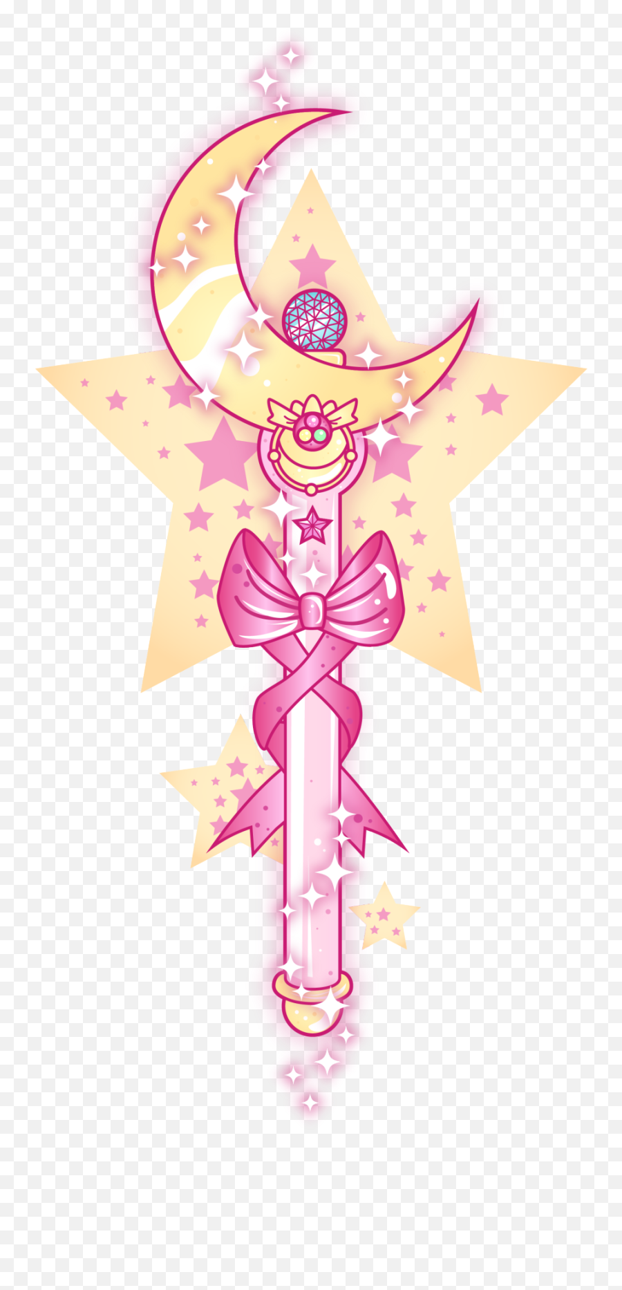 Sailor Moon Tattoo - Sailor Moon Wand Png Emoji,Sailor Moon Emoji
